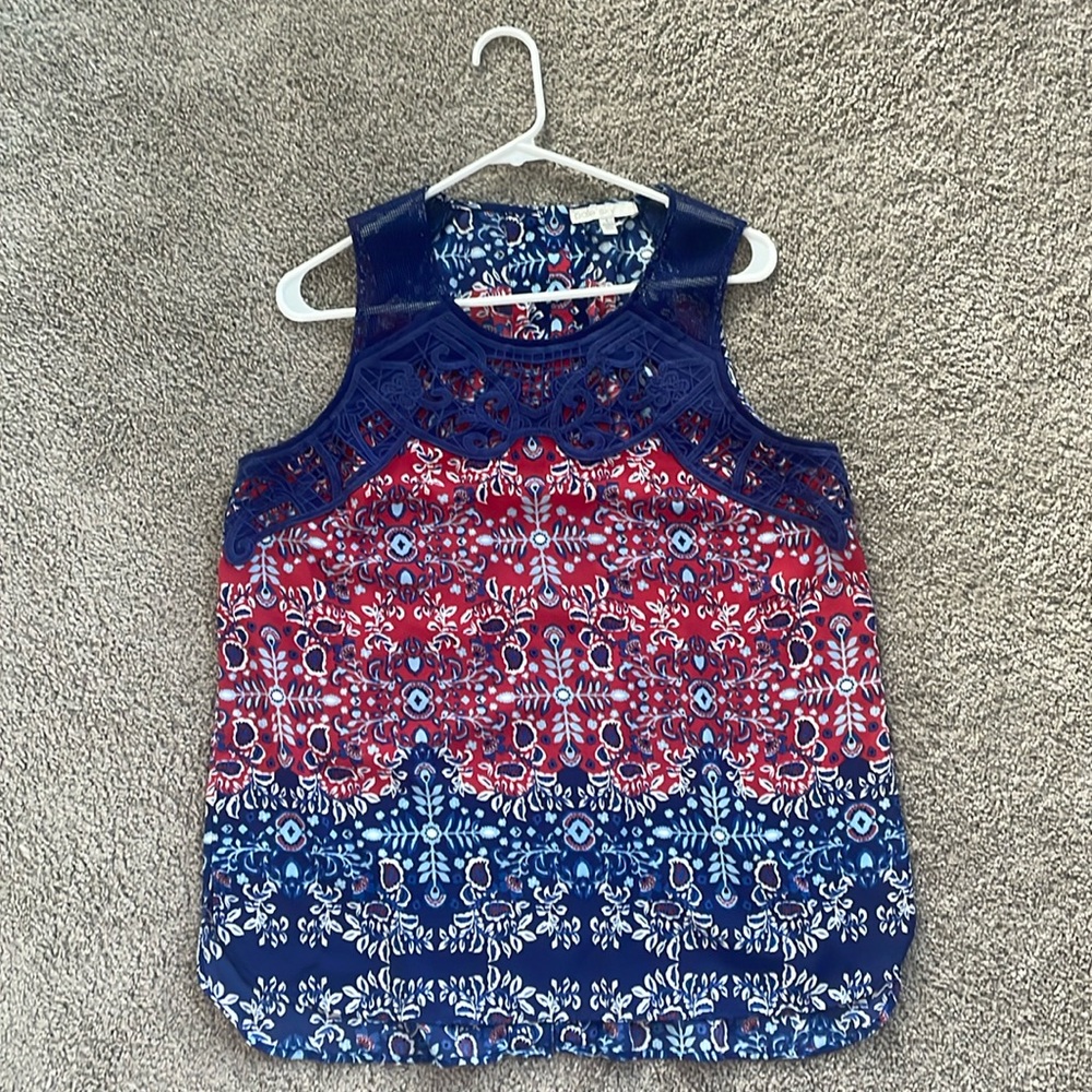 EUC Flowy Tank Top from Pale Sky, size L